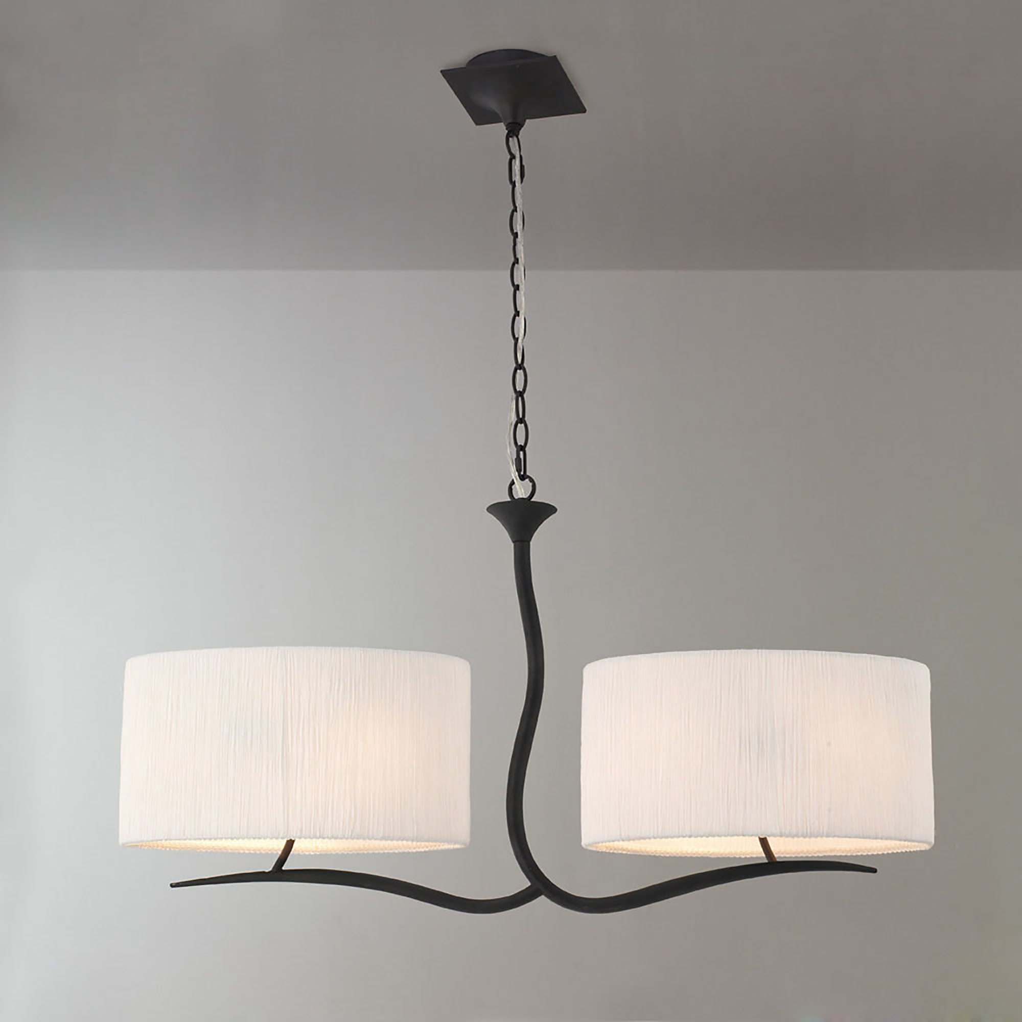 Eve Anthracite-White Ceiling Lights Mantra Linear Fittings